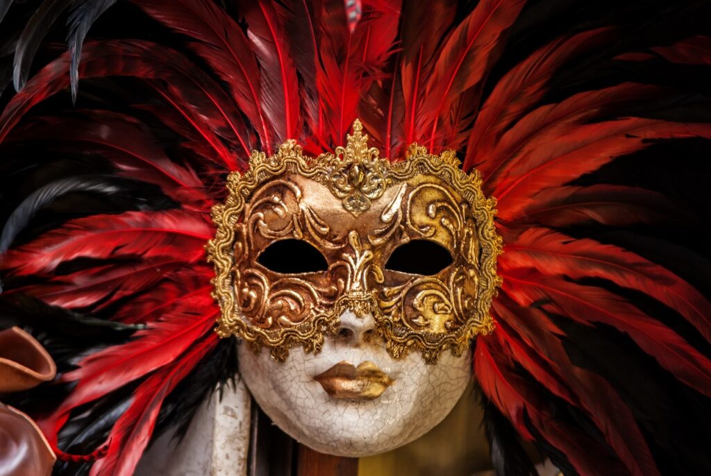ベネチア　カーニバル　マスク
